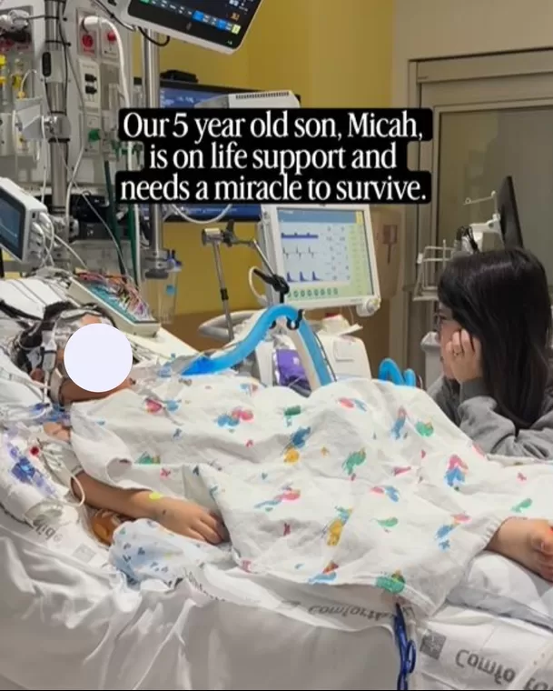 El pequeño Micah fue hospitalizado el 21 de diciembre / Captura / Instagram