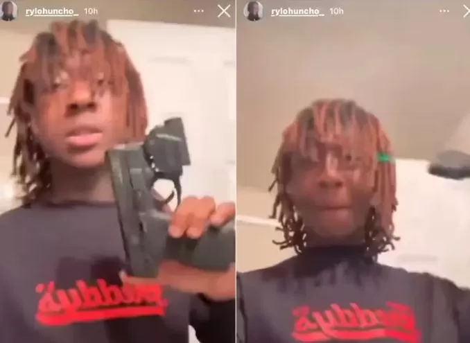 Rylo Huncho se disparó accidentalmente en la cabeza mientras manipulaba un arma / Instagram