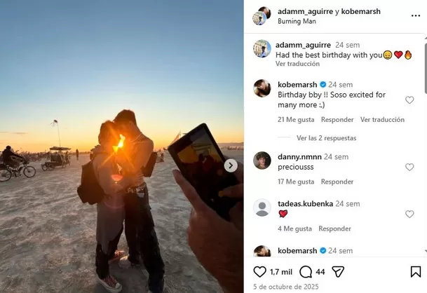 La última publicación de Seth Peterson, actor de cine para adultos / Instagram