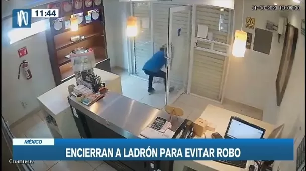 Entró a robar y terminó encerrado/ Captura de video Facebook vía @La Barra Noticias