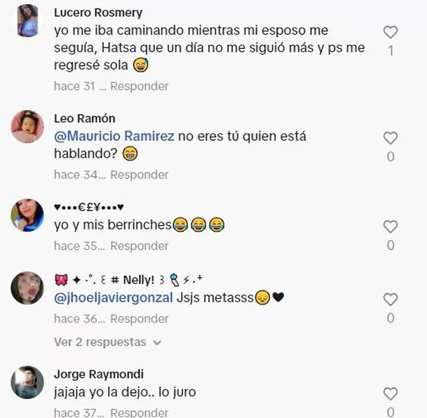 Comentarios en TikTok