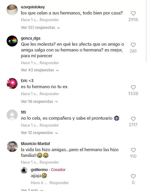 Los usuarios de TikTok no dudaron en reaccionar 