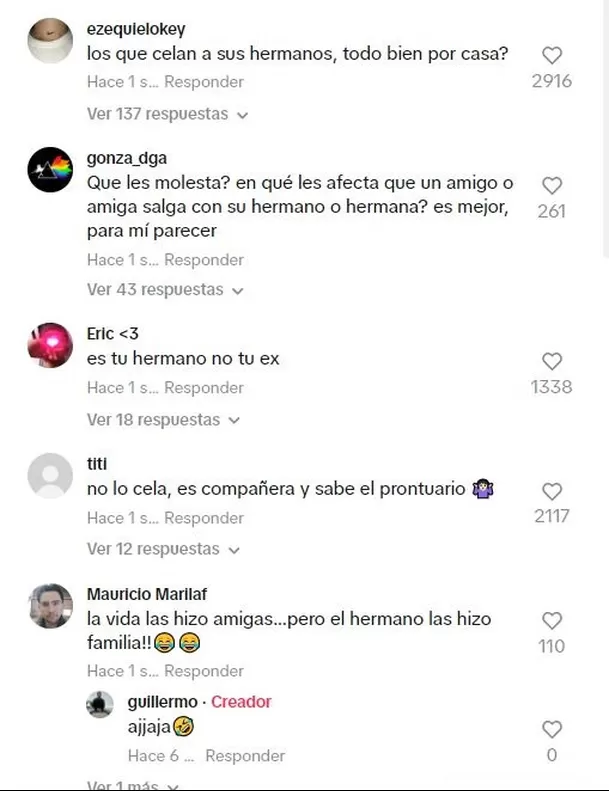 Los usuarios de TikTok no dudaron en reaccionar 