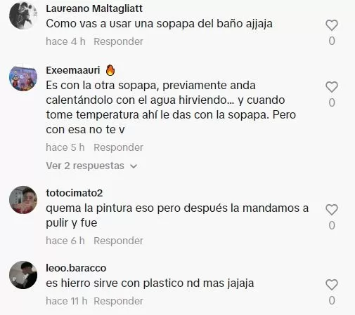 Comentarios en TikTok 