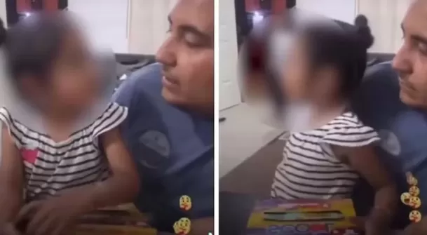 Nña "echó" reveló supuesta infidelidad de su mamá en pleno juego con su papá / TikTok