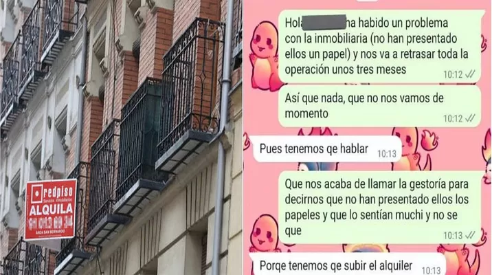 Casero le dice a inquilina que subirá el precio del alquiler y ella le respondió así / Foto: El Independiente / @Alcachofitaa2 Casero le dice a inquilina que subirá el precio del alquiler y ella le respondió así / Foto: El Independiente / @Alcachofitaa2
