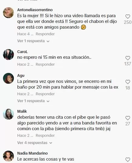 Muchas usuarias contaron sus experiencias con citas / TikTok Muchas usuarias contaron sus experiencias con citas / TikTok