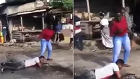 El dramático episodio ocurrió en Kenia. Foto y video: Facebook 