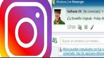 Instagram y MSN Messenger / Foto: Instagram