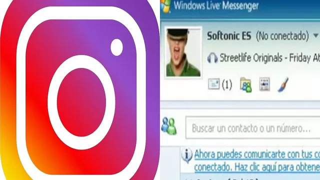 Instagram y MSN Messenger / Foto: Instagram