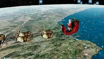 Norad 'rastrea' a Papá Noel en su gira mundial por Navidad. Video: YouTube 'NORAD Tracks Santa'