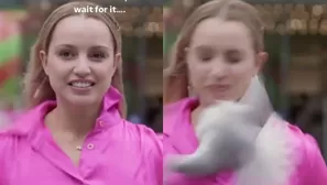 Periodista fue atacada por gaviota en plena transmisión en vivo / IG: teaowithmoana