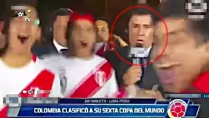 Hinchas peruanos 'invadieron' enlace de periodistas extranjeros. Video: Facebook 'Miguel Rocca'