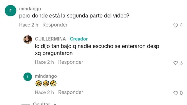 Usuaria explica por qué no hay segunda parte del video de la broma de piloto a pasajeros argentinos / @@williermina Usuaria explica por qué no hay segunda parte del video de la broma de piloto a pasajeros argentinos / @@williermina