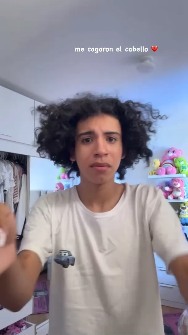 Valentino Palacios ya no luce sus envidiables rizos / Instagram