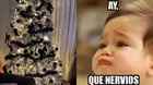 ¡Qué nervios! Pensó que sus mascotas hacían bulla en árbol de Navidad, pero se llevó una gran sorpresa