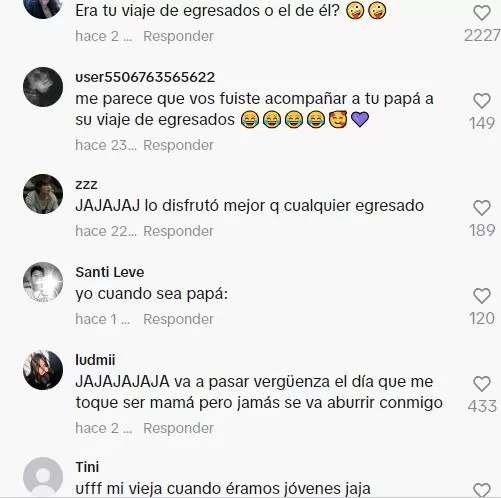 Comentarios en TikTok 