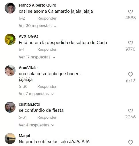 Los usuarios de TikTok no dejaron de reír ante semejante hecho 