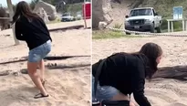 Perdió el celular en la playa durante la noche y el final fue inesperado / TikTok @baila_morena