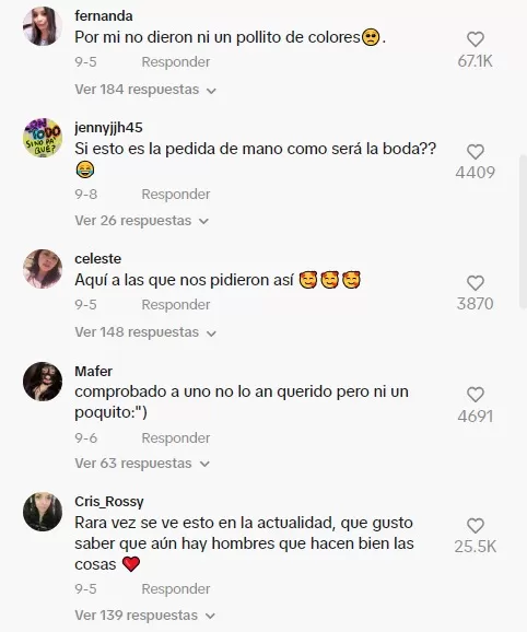 Hombre le pidió matrimonio a su novia y se viralizó en redes sociales. Foto: TikTok 