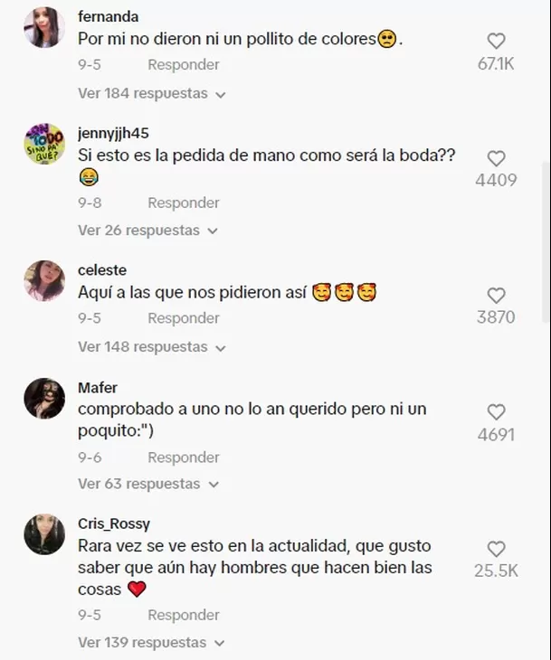 Hombre le pidió matrimonio a su novia y se viralizó en redes sociales. Foto: TikTok 