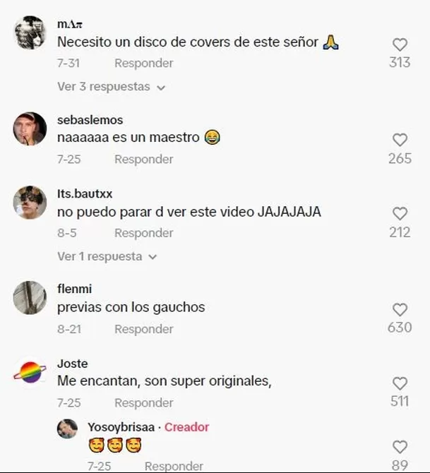 Los comentarios en TikTok ante el video de la influencer y cantante Brisaa con su padre 