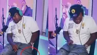 Rapero se disparó por accidente en plena entrevista en vivo