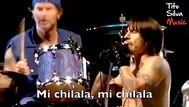 Red Hot Chili Peppers cantan 'Mi Chilala' al ritmo del rock