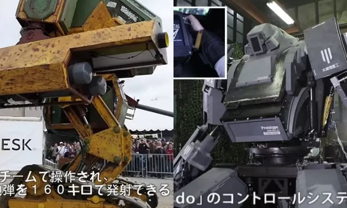 Reta Robot ¿Pelea de gigantes? Robot americano reta a un robot japonés a un duelo
