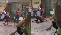 Madres bailaron perreo en evento de colegio primaria. Foto y video: TikTok