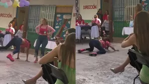 Madres bailaron perreo en evento de colegio primaria. Foto y video: TikTok