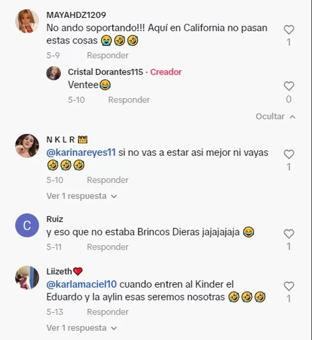 Usuarios en TikTok comentaron video de madres bailando en concurso. Foto: TikTok