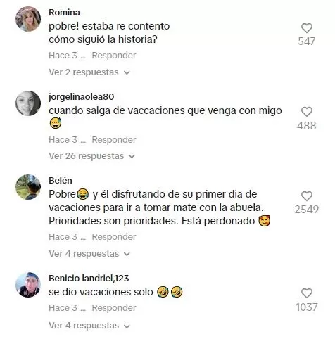 Los usuarios se solidarizaron con el joven / TikTok