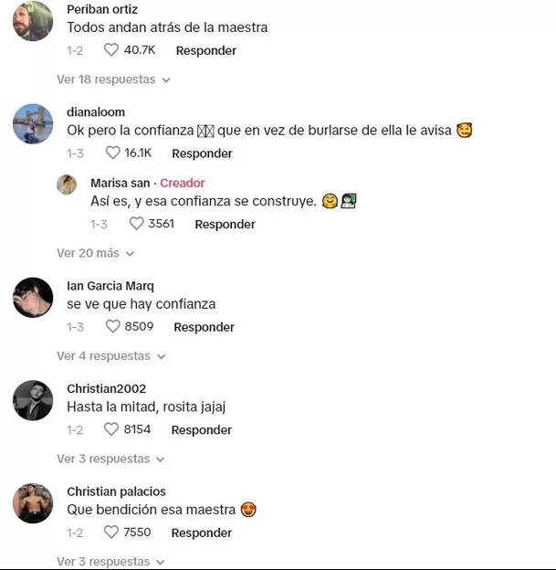 La profesora tomó con humor el incidente / TikTok 