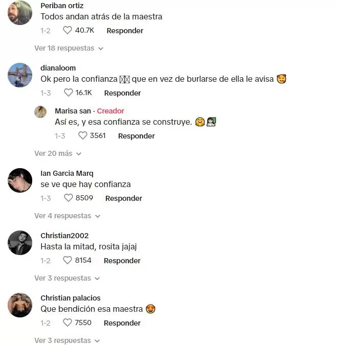 La profesora tomó con humor el incidente / TikTok 