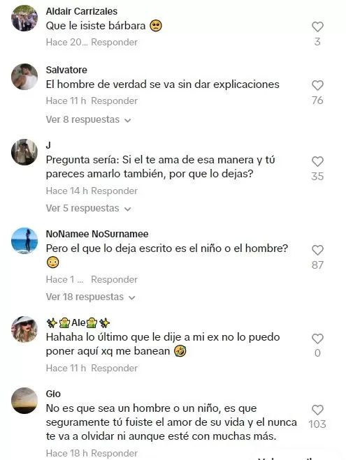 Algunos usuarios le pidieron que reconsidere su decisión / TikTok