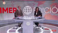 Sismo sorprendió en vivo a Verónica Linares y Federico Salazar