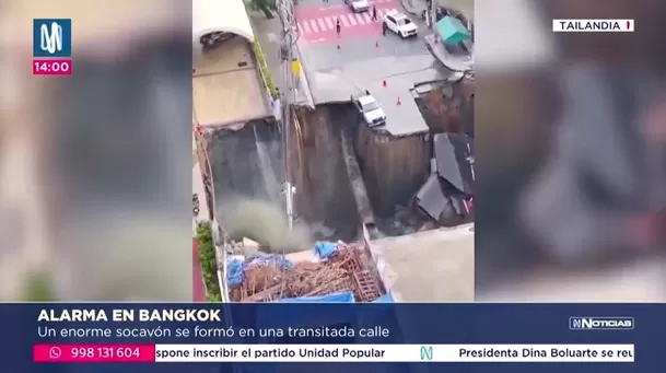 El incidente obligó a suspender servicios médicos, evacuar edificios aledaños y desviar completamente el tráfico de una de las avenidas más transitadas. Foto: Canal N