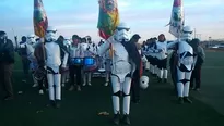 Banda escolar al estilo Star Wars. Foto y video: La Razón Digital