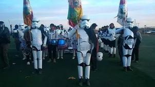 Banda escolar al estilo Star Wars. Foto y video: La Razón Digital