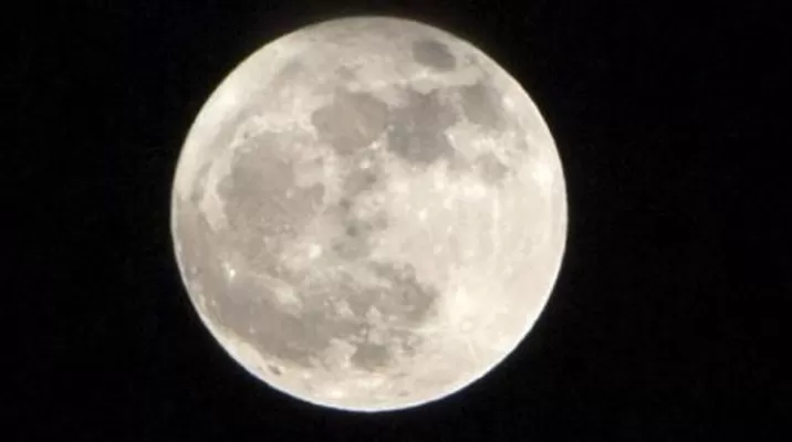 La superluna se pudo ver el domingo 16 de octubre por la noche. (Vía: Twitter) La superluna se pudo ver el domingo 16 de octubre por la noche. (Vía: Twitter)
