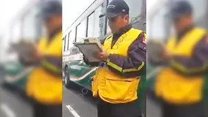 El video muestra al agente municipal José Ramos Castillo