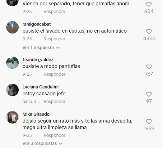 Comentarios en TikTok 