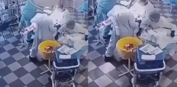 Terremoto en Rusia: Momento en que médicos rusos fueron sorprendido por el temblor de 8.8 en plena operación / Telegram