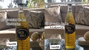 El precio de una botella de Inca Kola de 1989 / TikTok: @joseantoniobustamantem