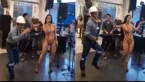 TikTok: Ingeniero se anima a bailar una cumbia y sorprende a todos con sus pasos. Foto: Captura / Video: Alexis Rea