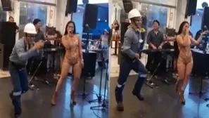 TikTok: Ingeniero se anima a bailar una cumbia y sorprende a todos con sus pasos. Foto: Captura / Video: Alexis Rea