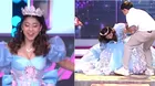 Tiktoker Zully sufrió caída en vivo con vestido de quinceañera