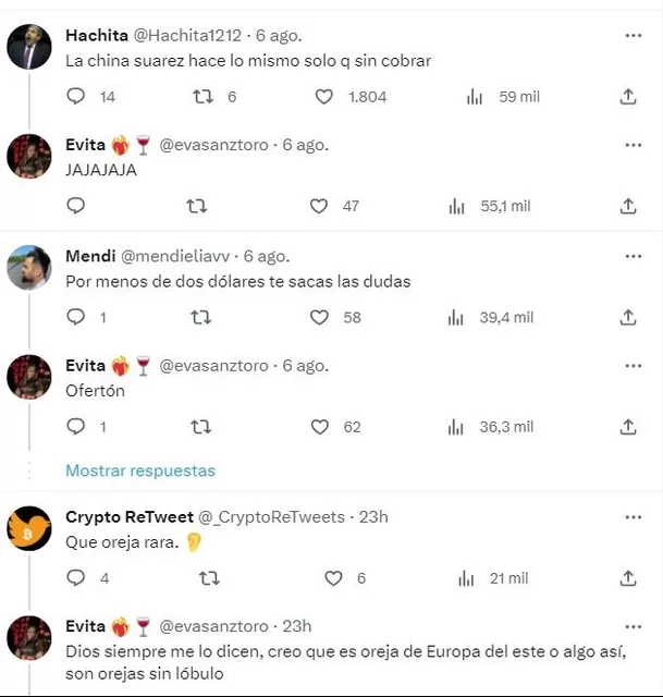 Comentarios en Twitter 