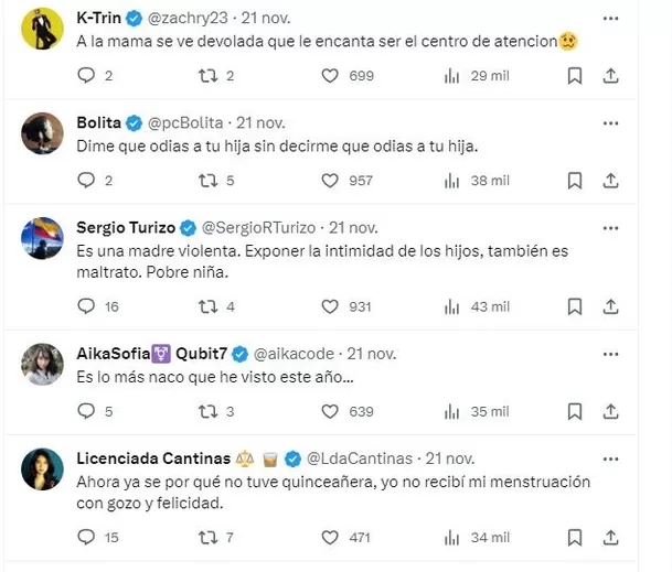 Los usuarios de las redes sociales reaccionaron / X